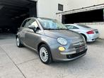 FIAT 500 1.2i AIRCO + Panoramisch, Auto's, Voorwielaandrijving, Euro 5, Stof, Beige