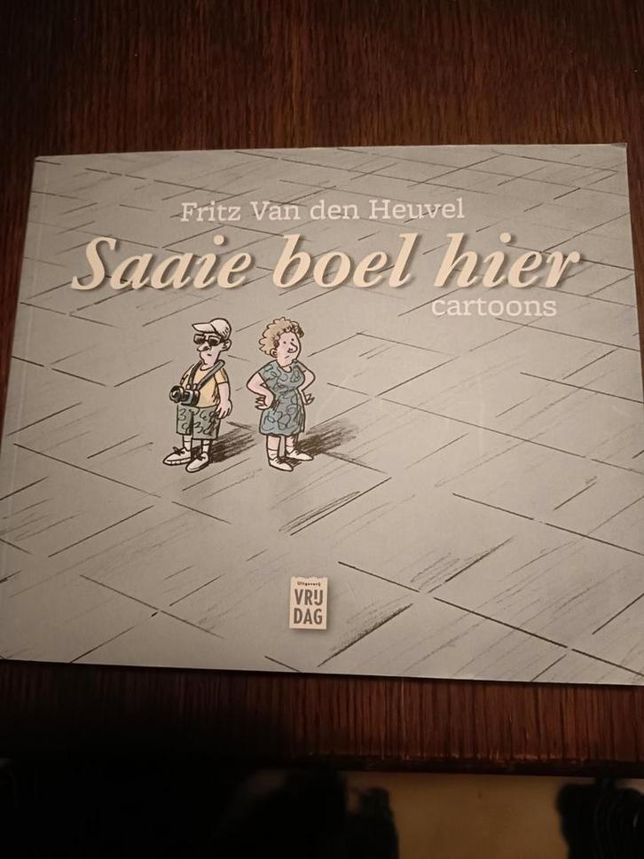 Fritz Van den Heuvel - Saaie boel hier, Boeken, Stripverhalen, Zo goed als nieuw, Ophalen of Verzenden