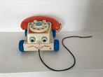 Fisher price retro telefoon telephone, Met geluid, Gebruikt, Ophalen of Verzenden, Duw- of Trekspeelgoed