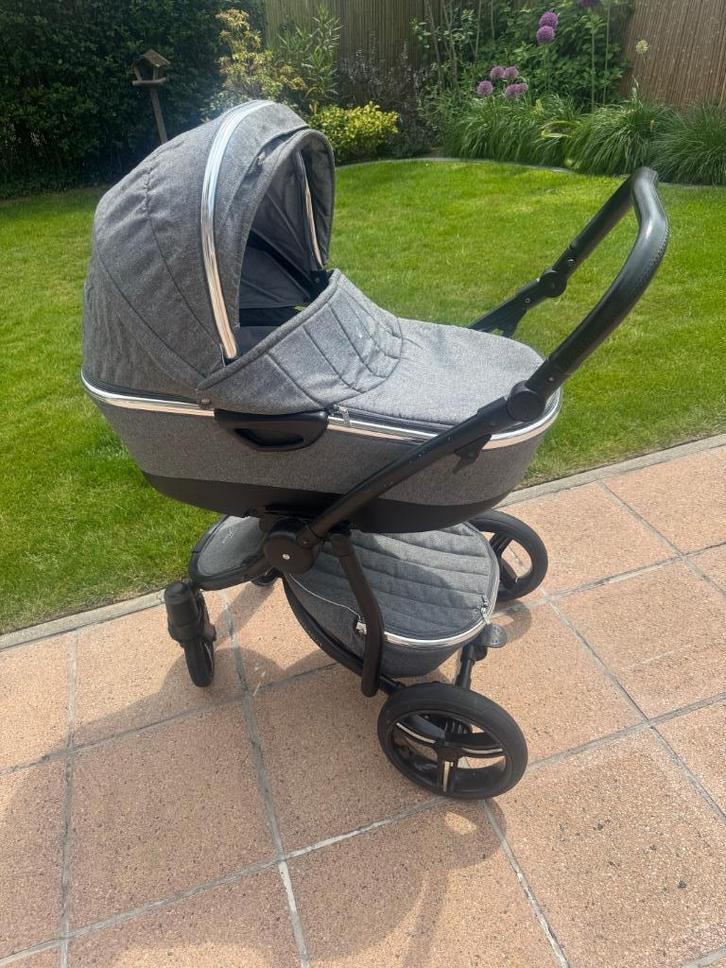 Buggy te koop, Kinderen en Baby's, Buggy's, Gebruikt, Overige merken, Duomodel, Regenhoes, Verstelbare rugleuning, Voetenzak, Zonnekap