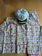Warme flanellen pyjama spongebob+T-shirt+pet  maat 104/110, Enlèvement ou Envoi, Comme neuf