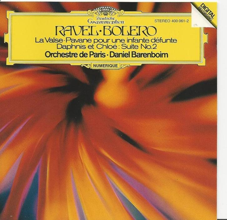 Ravel - Bolero = Barenboim = Deutsche Grammophon = 2,99, Cd's en Dvd's, Cd's | Klassiek, Zo goed als nieuw, Verzenden