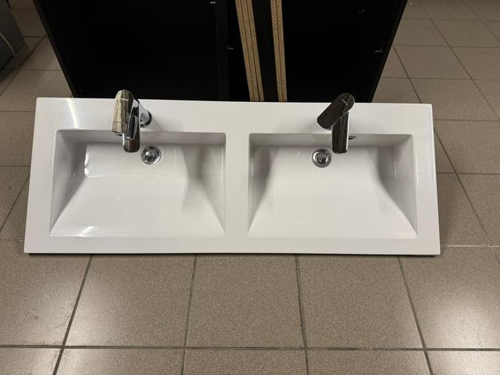 Double Vasque Allibert 120 cm + 2 Robinets (Le tout Neuf), Maison & Meubles, Salle de bain | Meubles de Salle de bain, Neuf, Lavabo ou Évier
