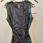 Guess Jeans - Sublime robe femme en aspect cuir noir - M, Taille 38/40 (M), Enlèvement ou Envoi, Guess Jeans, Comme neuf