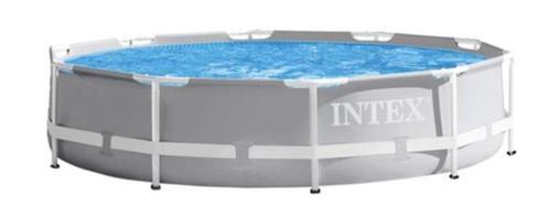 Intex Prism frame 305 + warmtepomp & zandfilter & toebehoren, Tuin en Terras, Zwembaden, Zo goed als nieuw, Opzetzwembad, Minder dan 80 cm