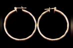 TWEEKLEURIGE 18K GOUDEN OORRINGEN, Handtassen en Accessoires, Oorbellen, Hangers, Nieuw, Ophalen of Verzenden, Goud