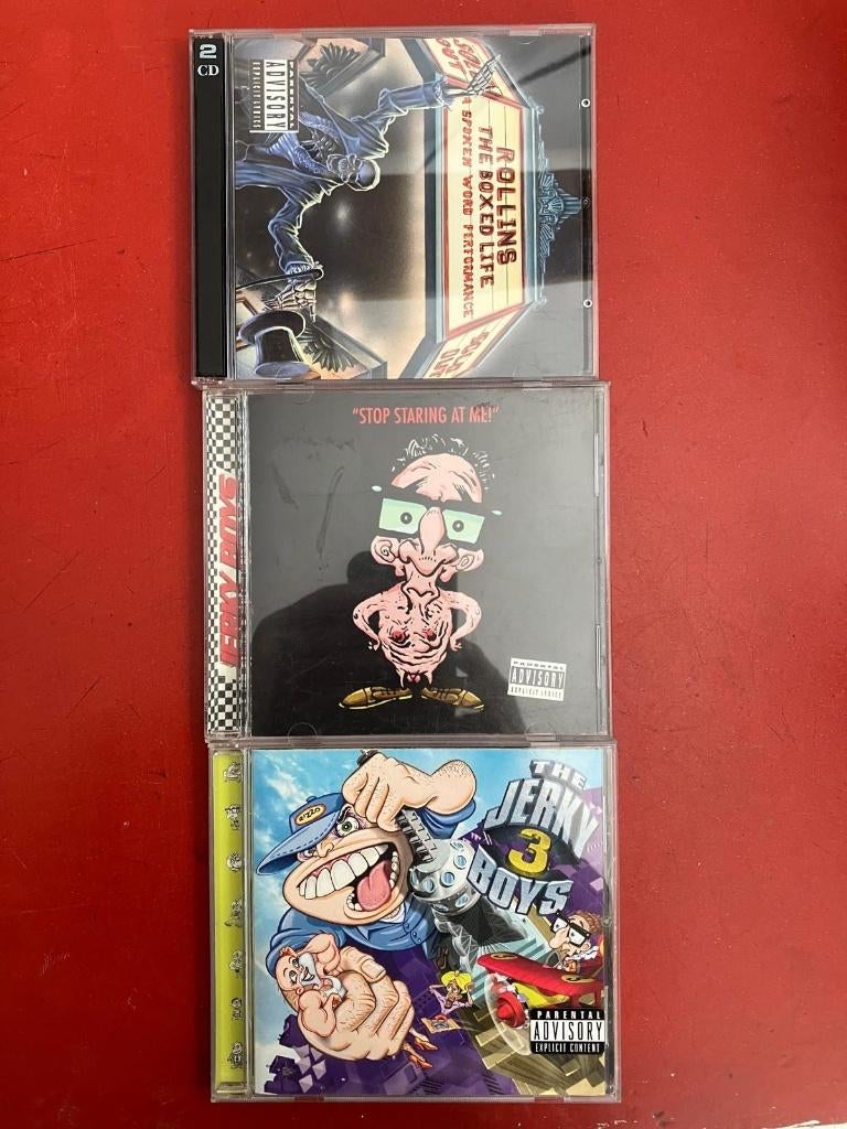 jerky boys 1 & 3 - henry rollins the boxed life - cd, Livres, Littérature, Enlèvement ou Envoi