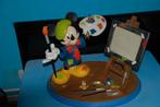beeld Mickey Mouse als schilder, Verzamelen, Ophalen, Mickey Mouse, Zo goed als nieuw, Beeldje of Figuurtje