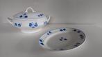 Boch La Louviere - Mercure blauw - terrine en ovalen schotel, Antiek en Kunst, Ophalen of Verzenden