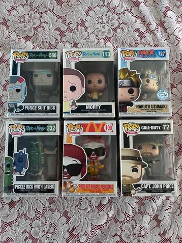 Funko Pops beschikbaar voor biedingen