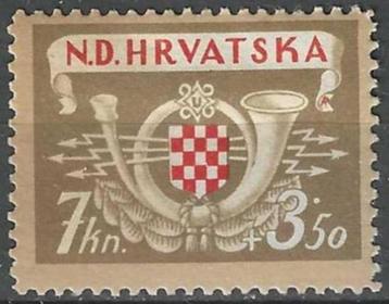 Kroatie 1944 - Yvert 115 - Hulp voor de bedienden  (PF)