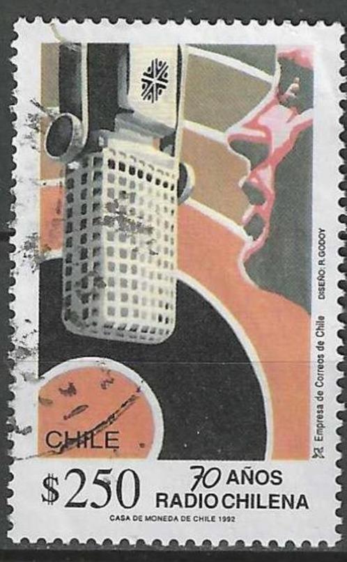 Chili 1992 - Yvert 1137 - 70 jaar Chileense Radio  (ST), Postzegels en Munten, Postzegels | Amerika, Gestempeld, Verzenden