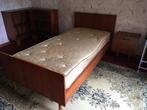 1 pers bed, Huis en Inrichting, Slaapkamer | Bedden, Ophalen, Gebruikt, Eenpersoons, Bruin