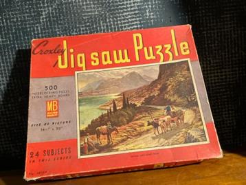 CROZLEY JIG SAW PUZZLE 500 PCS MILTON BRADLEY beschikbaar voor biedingen