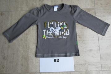 Shirt LM Disney C&A Maat 92 meisjes Fotonr 6966/67/68 beschikbaar voor biedingen