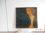 Schilderij op houten paneel.Met voorontwerp., Antiek en Kunst, Ophalen
