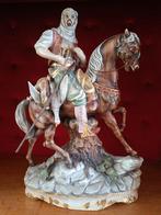 Arabische ruiter - Italiaans porselein (genummerd), Antiek en Kunst, Ophalen