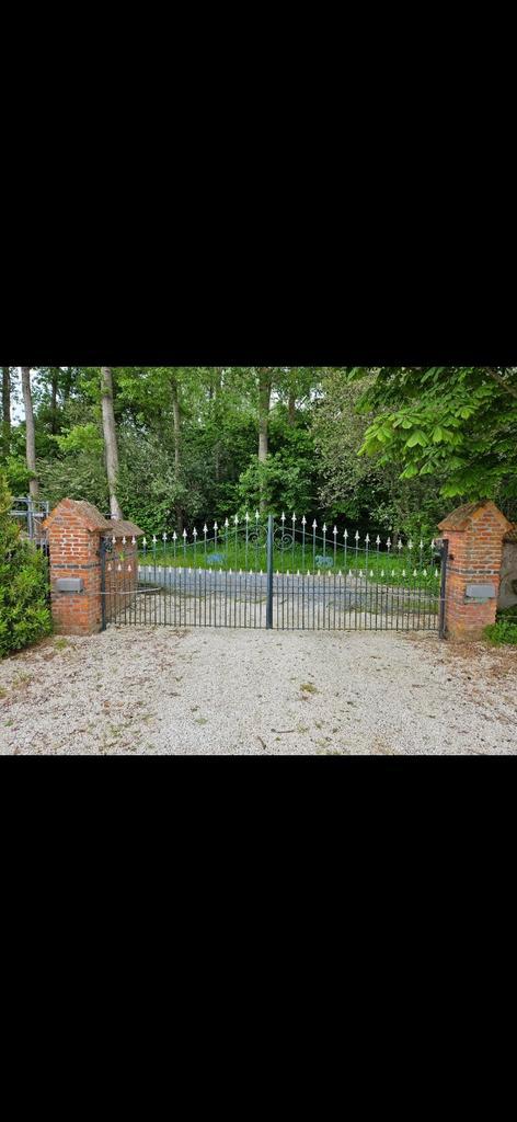 Portail à 2 bras., Jardin & Terrasse, Portes de jardin, Utilisé, Fer, Enlèvement