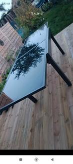 Table de jardin verre état neuve avec rallonge 6 8 pers, Jardin & Terrasse, Enlèvement, Comme neuf