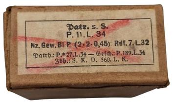Boîte allemande WW2 K98 en bon état d'usage, Enlèvement ou Envoi