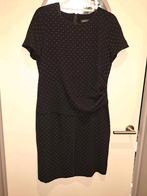 Marccain black dress, jurk stretch, M, fijne polkadots, Kleding | Dames, Maat 38/40 (M), Zwart, Ophalen of Verzenden, Zo goed als nieuw