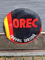 Plaque emaille orec, Collections, Enlèvement ou Envoi