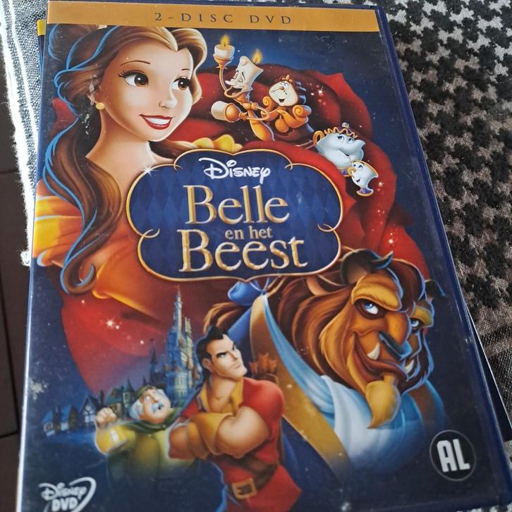 Belle en het beest 2disc in nieuwstaat krasvrij 2eu, Cd's en Dvd's, Dvd's | Tekenfilms en Animatie, Zo goed als nieuw, Amerikaans