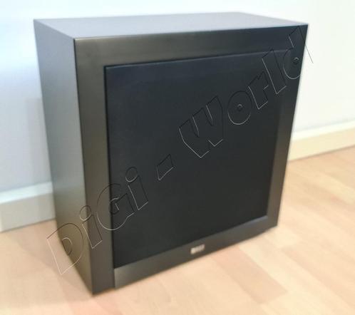 Caisson de basses ultra fin KEF T2 à l'état neuf en noir, TV, Hi-fi & Vidéo, Enceintes, Comme neuf, Subwoofer, 120 watts ou plus