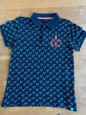 Donkerblauwe polo met witte accenten, Name it 146-152 beschikbaar voor biedingen