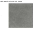 11 m2 carreau de sol 45x45 cm gris anthracite (NAMUR - hubo), Bricolage & Construction, Dalles & Carrelages, 10 m²² ou plus, 40 à 60 cm