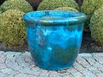 grote geglazuurde bloempot - diam. 52 cm - vorstvrij, Tuin en Terras, Ophalen, Rond, Terracotta, Balkon