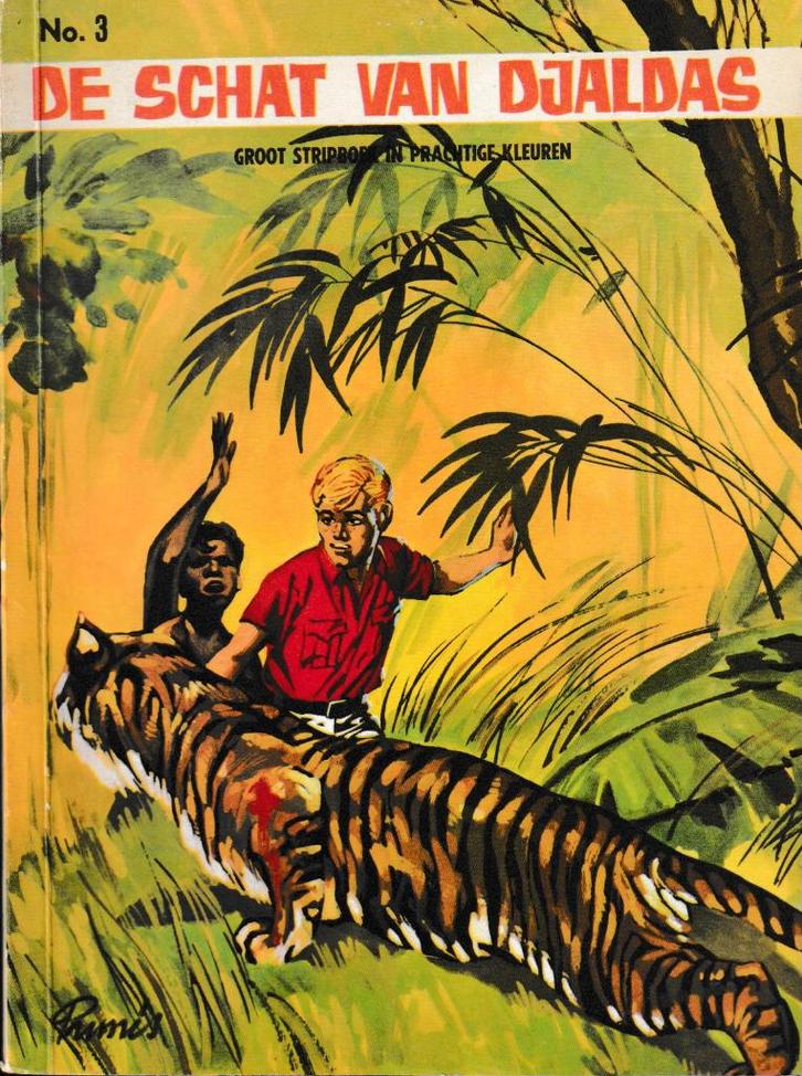 Strip : Jungle reeks nr. 3 - De schat van Djaldas., Livres, BD, Envoi