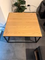 Table basse carrée bois et noir, Maison & Meubles, Tables | Tables de salon, Enlèvement, Comme neuf