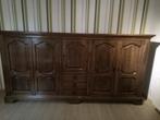Eetkamer kast volle eik, Huis en Inrichting, Ophalen, Gebruikt, Eiken eetkamer  kast, Minder dan 4 stoelen