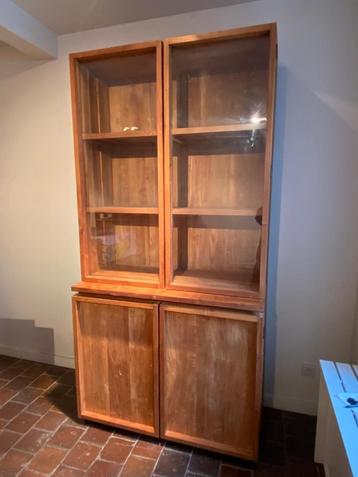Teak Vitrinekast 110*50*218 (Bristol) beschikbaar voor biedingen