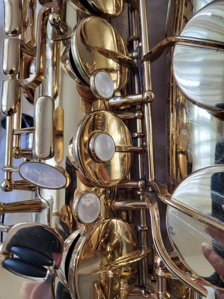 Saxophone Tenor Selmer Mark VII doré, Muziek en Instrumenten, Blaasinstrumenten | Saxofoons, Zo goed als nieuw, Tenor, Met koffer