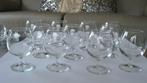 11 anciens beaux verres à cognac , Ophalen of Verzenden