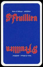 Speelkaart bier St. Feuillien-Le Roeulx, Verzamelen, Nieuw, Verzenden, Speelkaart(en)