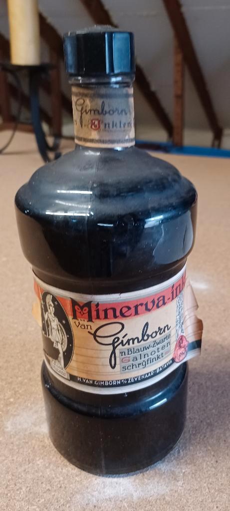 Ink fles Minerva, Hobby en Vrije tijd, Tekenen, Nieuw, Overige typen, Ophalen