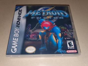 Metroid Fusion Game Boy Advance GBA Game Case, Envoi, Comme neuf
