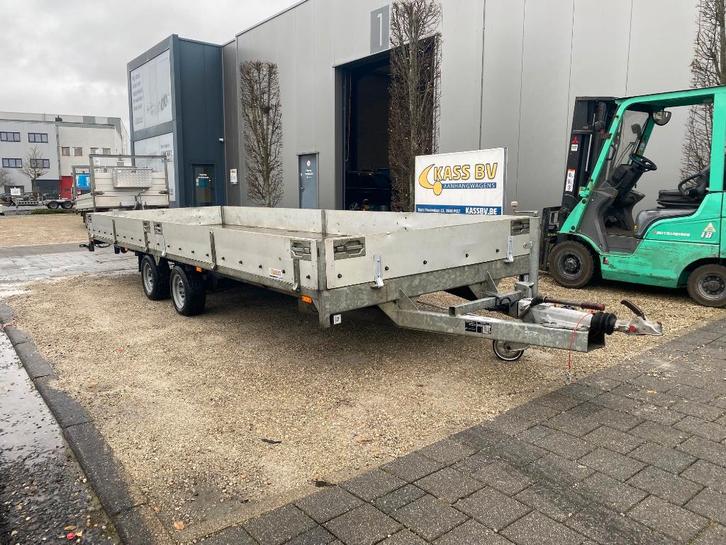 Grote aanhangwagen plateauwagen Helpo zeersterk 609x205 3.5t, Autos : Divers, Remorques, Utilisé, Enlèvement