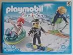 Playmobil Vacanciers aux sports d'hiver, Enlèvement ou Envoi, Comme neuf, Ensemble complet