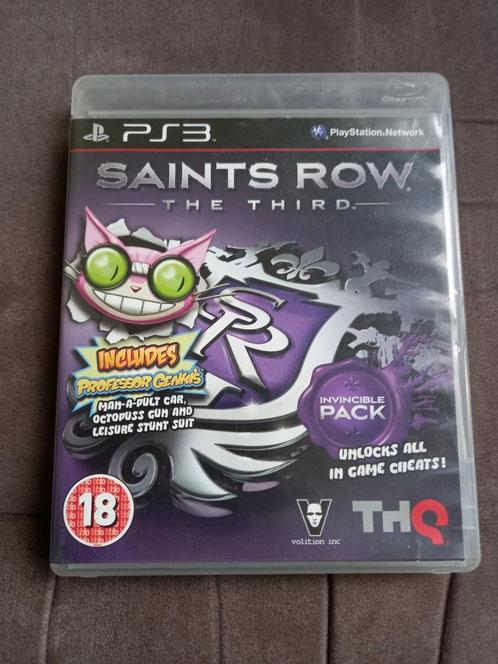 PS3 Saints Row The Third, Games en Spelcomputers, Games | Sony PlayStation 3, Gebruikt, Avontuur en Actie, 1 speler, Vanaf 18 jaar
