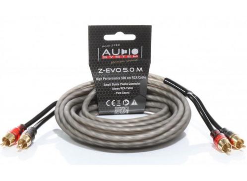 Audio System Z-EVO 5.0 RCA kabel 5M / Tulpkabel, Auto diversen, Autospeakers, Nieuw, Ophalen of Verzenden