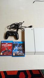 Ps4 met 2 games Spiderman en star wars en met controller, Ophalen, Zo goed als nieuw