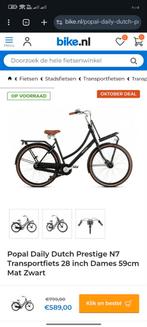 Dames fiets zogoed als nieuw popal, Fietsen en Brommers, Ophalen, Zo goed als nieuw