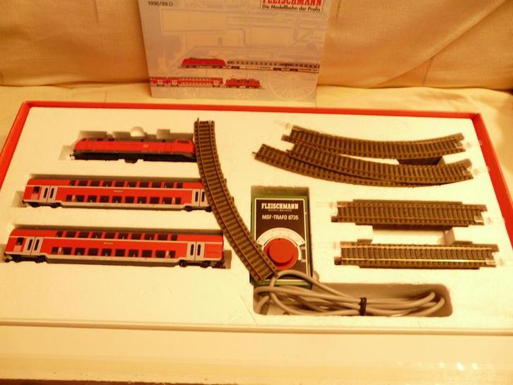Fleischmann HO startset 6369 " Regional Express"  DC, Hobby en Vrije tijd, Modeltreinen | H0, Zo goed als nieuw, Treinset, Gelijkstroom
