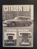 Citroën DS break 1969 USA  zeldzame dubbelzijdige plaat, Ophalen of Verzenden, Gelezen, Citroën