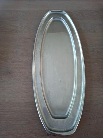 inox schotel 18/8  +/-  50cm beschikbaar voor biedingen