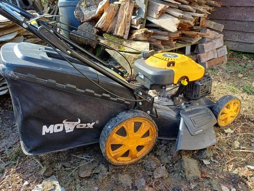 MOWOX 173 cc zelfrijdende grasmaaier op benzine, Tuin en Terras, Grasmaaiers, Gebruikt, Benzine-grasmaaier, 50 cm of meer, Mulchfunctie